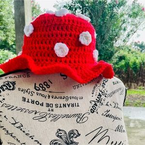 Crochet Mushroom Bucket Hat